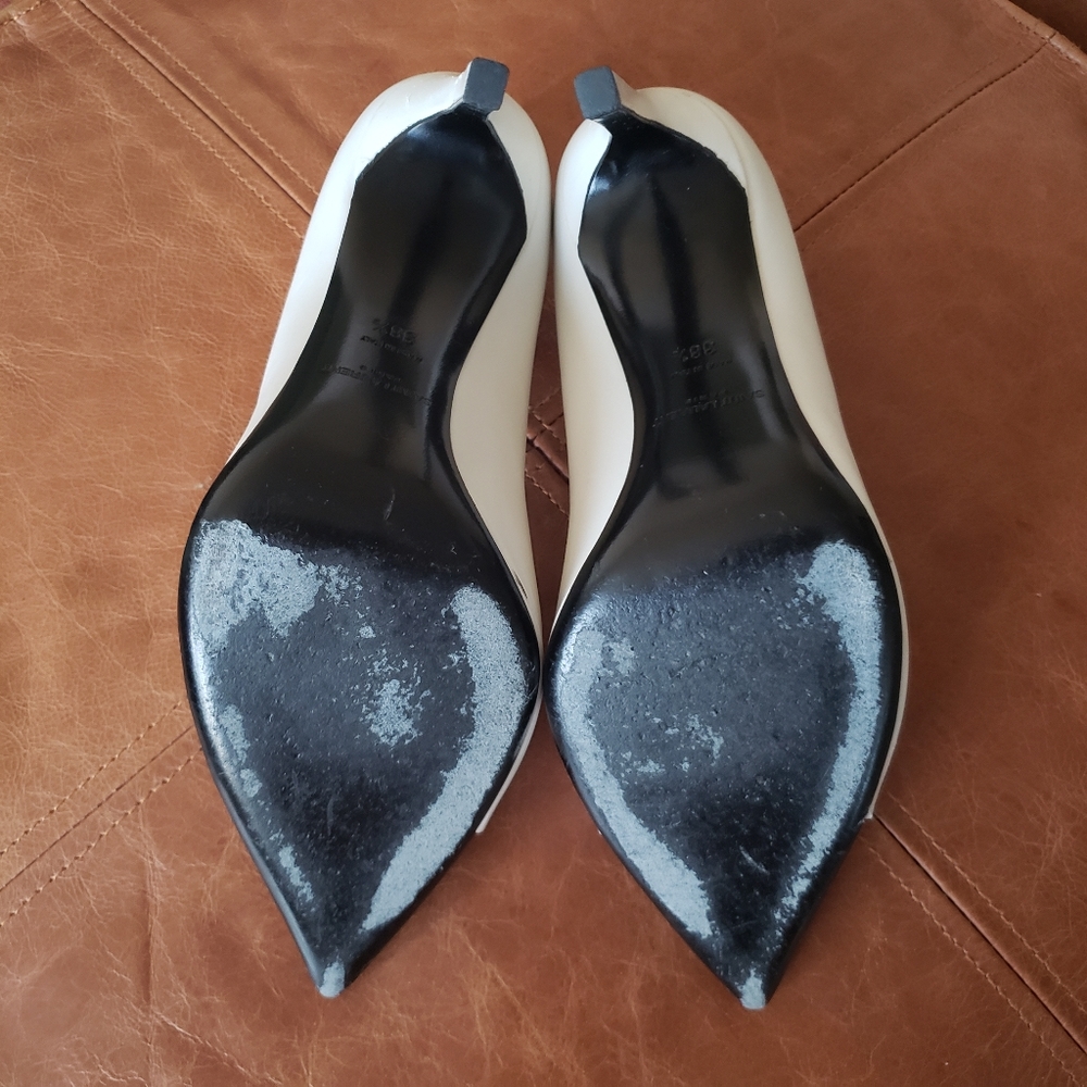 Saint Laurent Black and White Heels - Picture 3 of 5